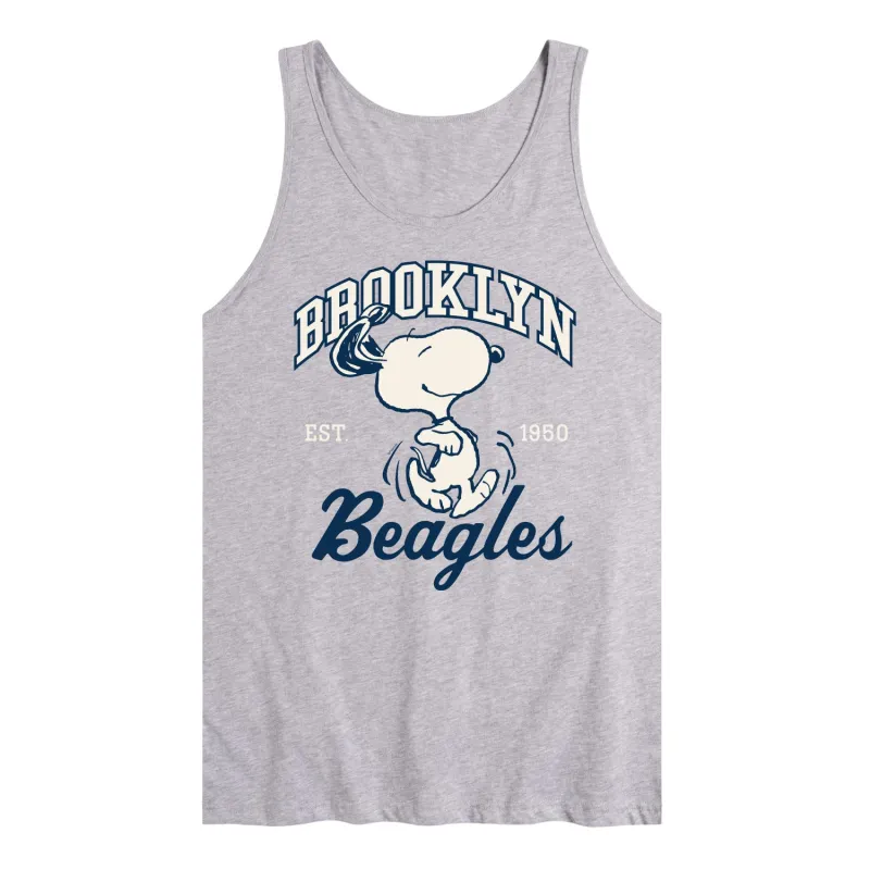 Peanuts - Brooklyn Beagles - Men's Jersey Tank Top made by Peanuts