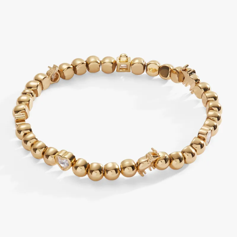 Love and Luck Charm Stretch Bracelet sold by Zulily