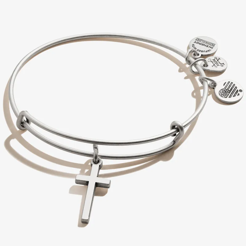 Cross Charm Bangle sold by Zulily