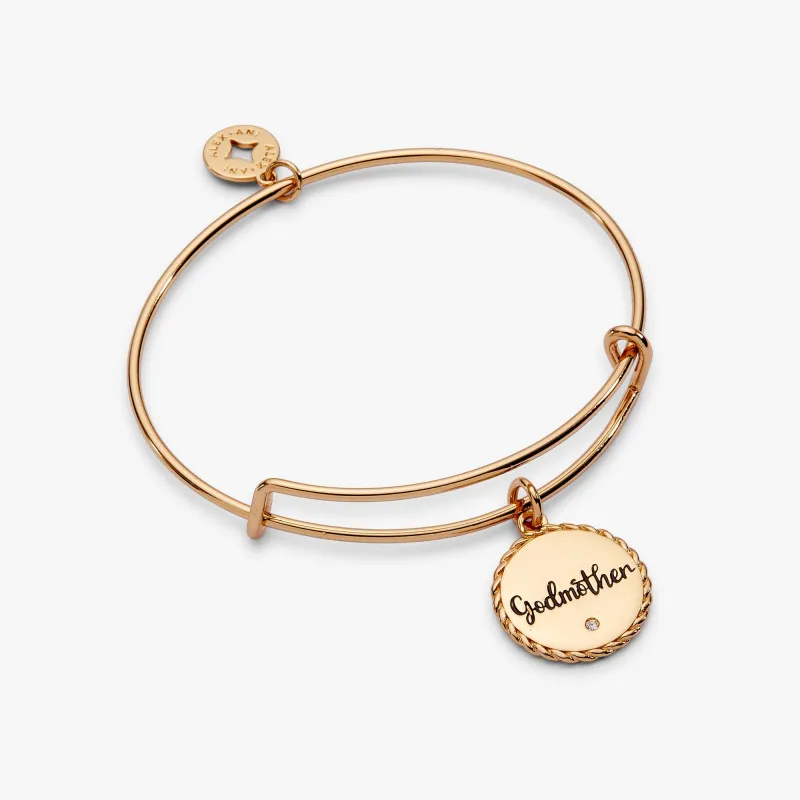 Godmother 'Loves Like A Parent, Acts Like A Friend' Charm Bangle sold by Zulily