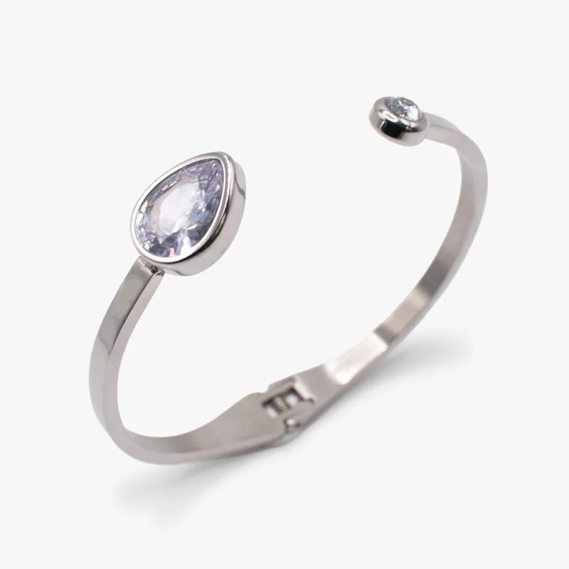 Crystal Hinge Cuff Bracelet sold by Zulily