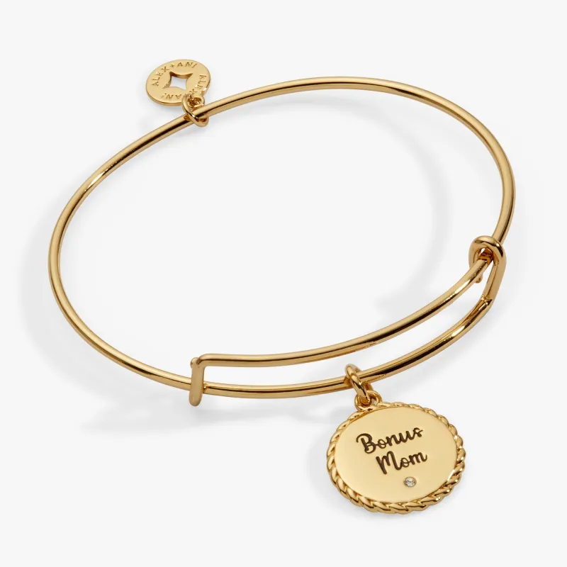 Bonus Mom 'Family Isn't Only Blessed By Name' Charm Bangle sold by Zulily