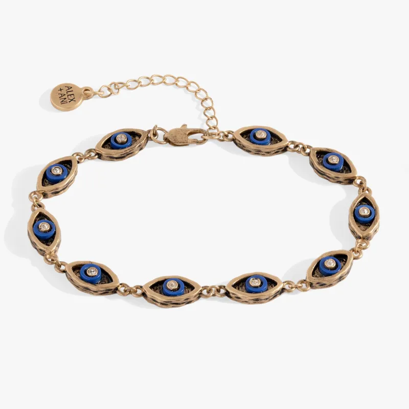 Untamed Evil Eye Chain Bracelet sold by Zulily