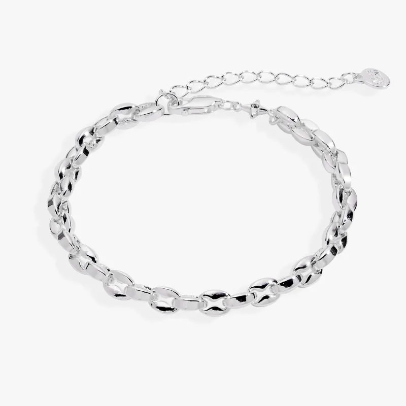 Puffy Rope Chain Bracelet made by Alex and Ani