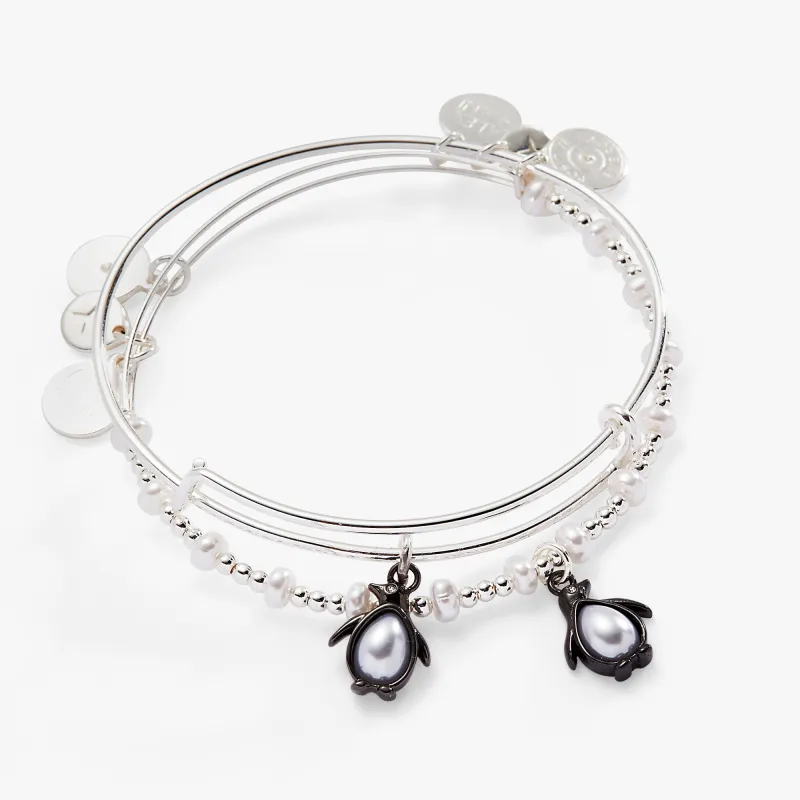 Penguin Bangle Set of 2 sold by Zulily
