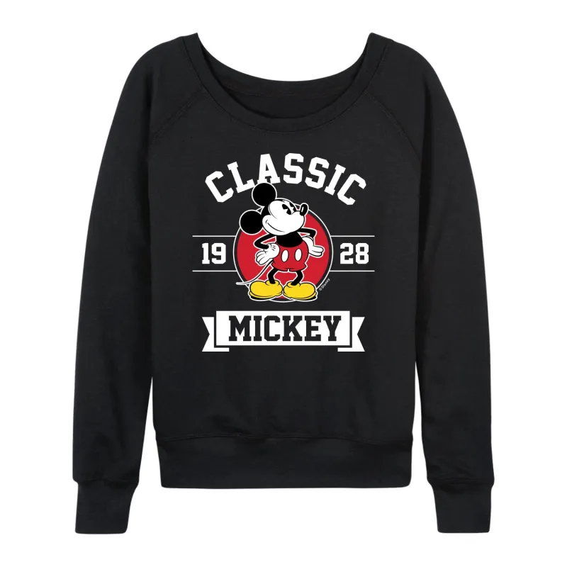 Mickey & Friends - Mickey Classic 1928 - Women's Lightweight French Terry Long Sleeve Shirt made by Disney