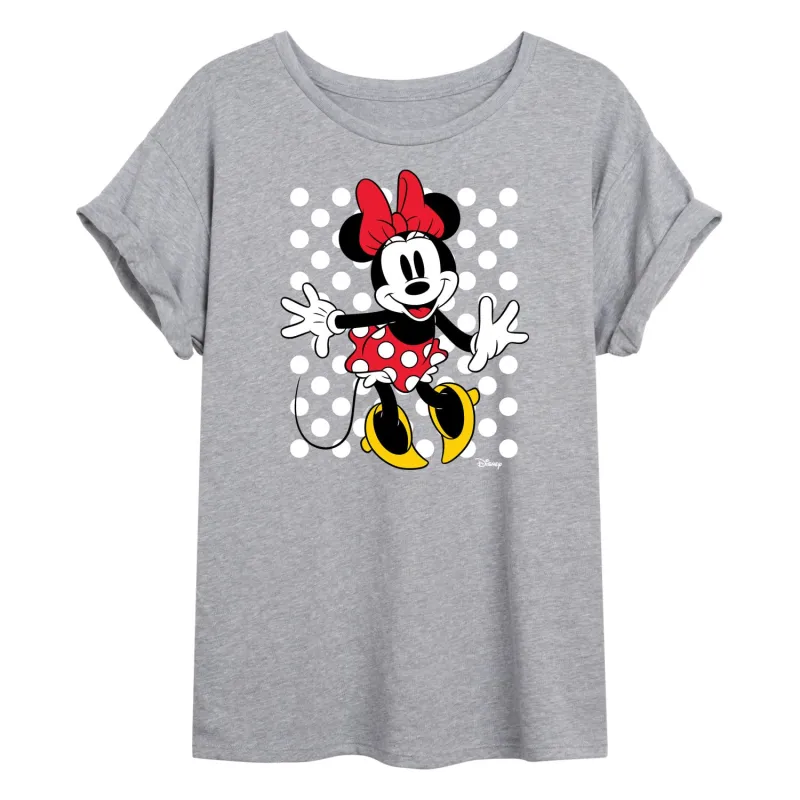 Disney - Minnie With Dots - Women's Oversized T-Shirt made by Disney