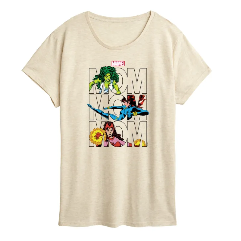 Marvel - Mom - Women's Short Sleeve Graphic T-Shirt sold by Zulily