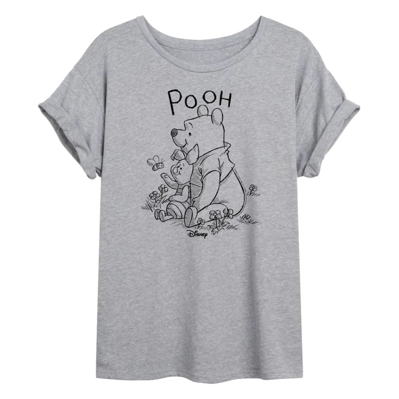 Disney - Pooh And Piglet - Women's Oversized T-Shirt made by Disney