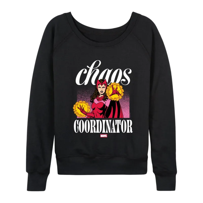 Marvel - Chaos Coordinator Scarlet Witch - Women's French Terry Long Sleeve Pullover sold by Zulily