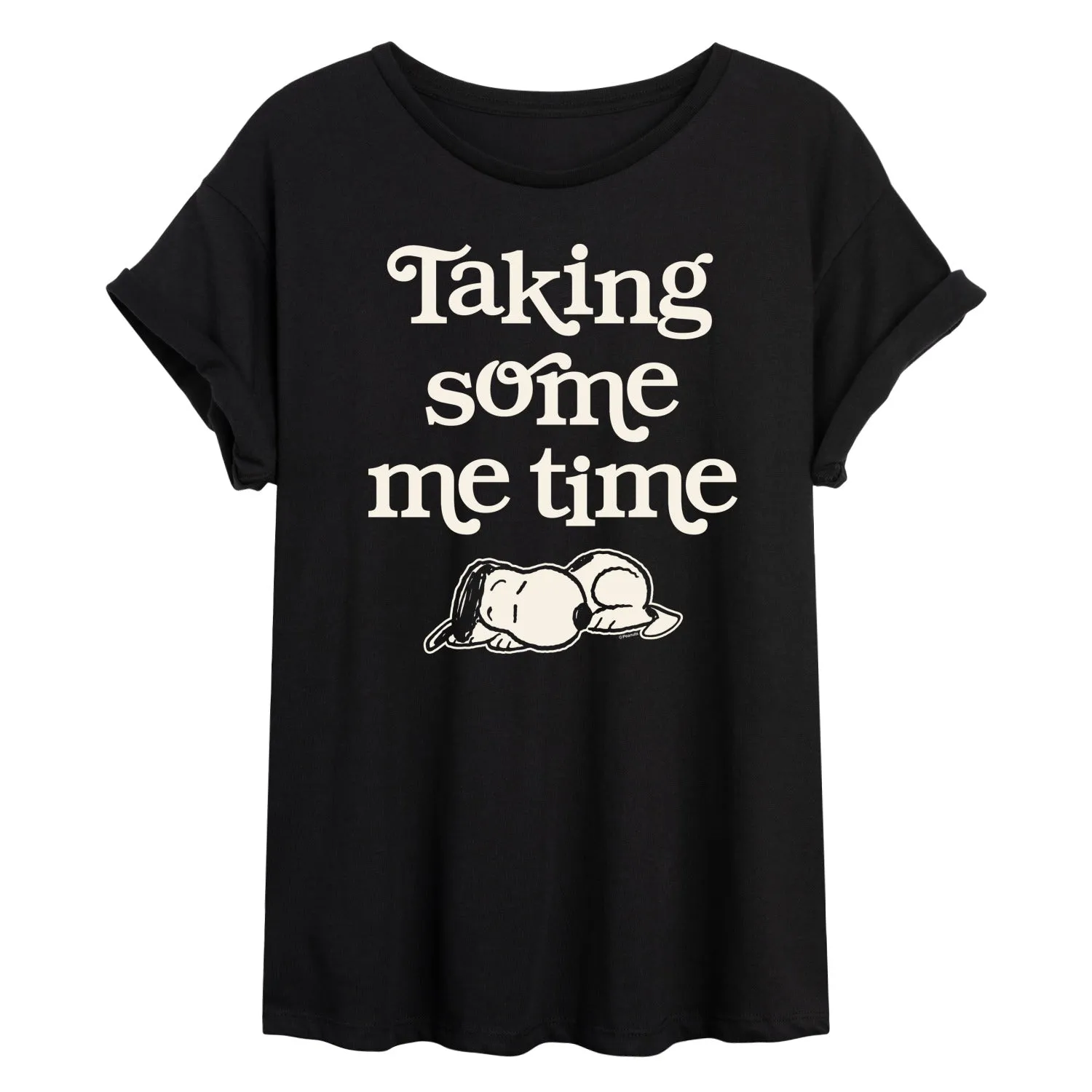 Peanuts - Taking Some Me Time - Women's Oversized T-Shirt sold by Zulily