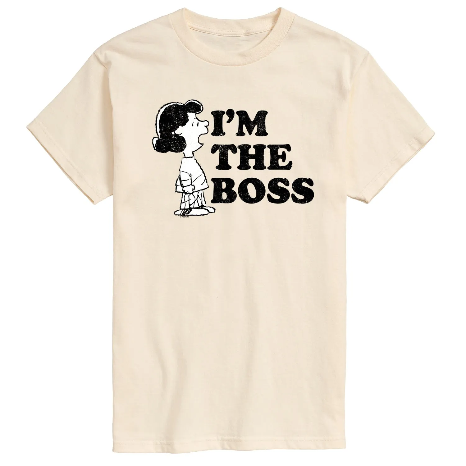 Peanuts - I'm the Boss - Men's Short Sleeve Graphic T-Shirt sold by Zulily product image thumbnail 2
