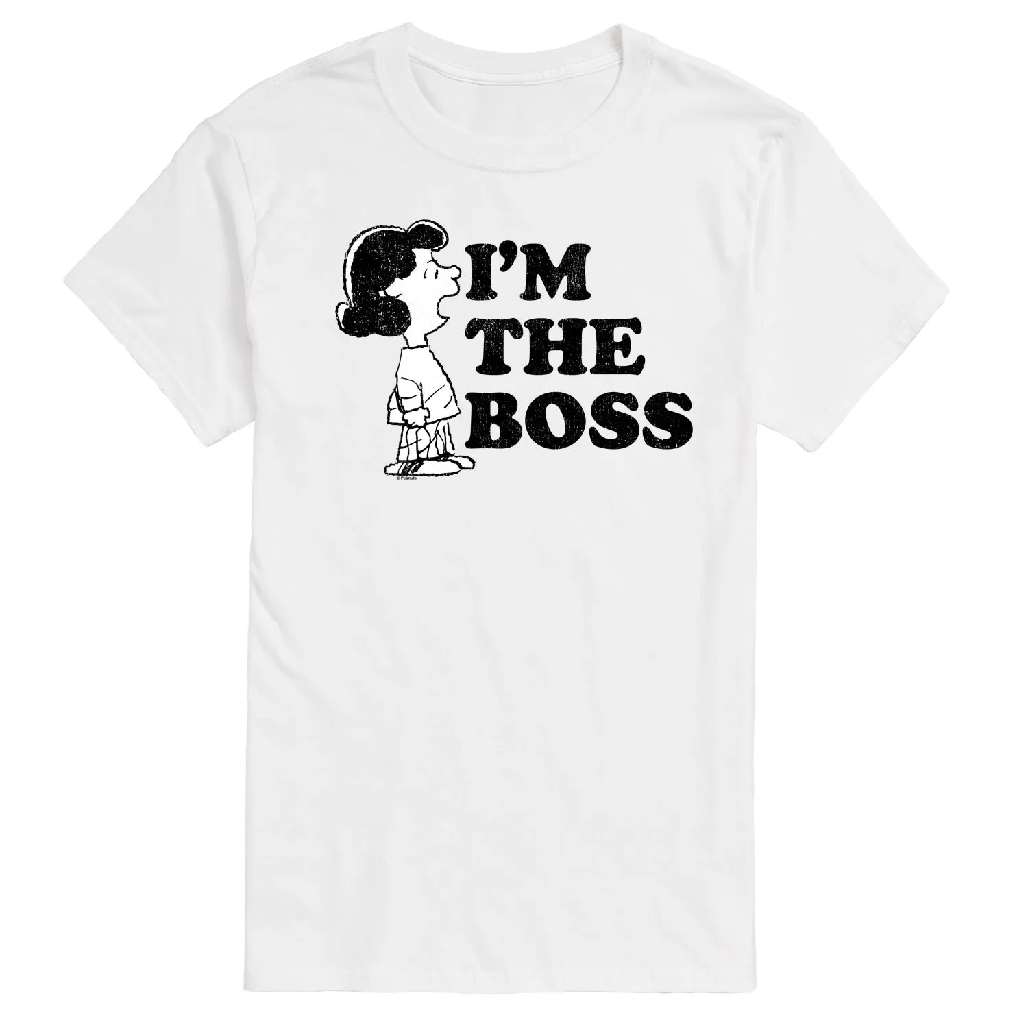 Peanuts - I'm the Boss - Men's Short Sleeve Graphic T-Shirt sold by Zulily product image thumbnail 3
