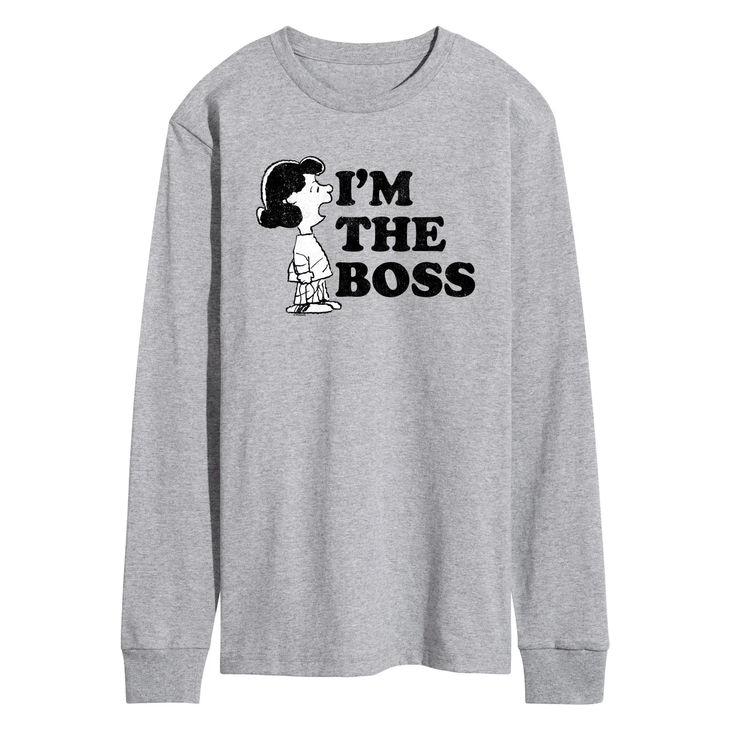 Peanuts - I'm the Boss - Men's Long Sleeve Graphic T-Shirt sold by Zulily