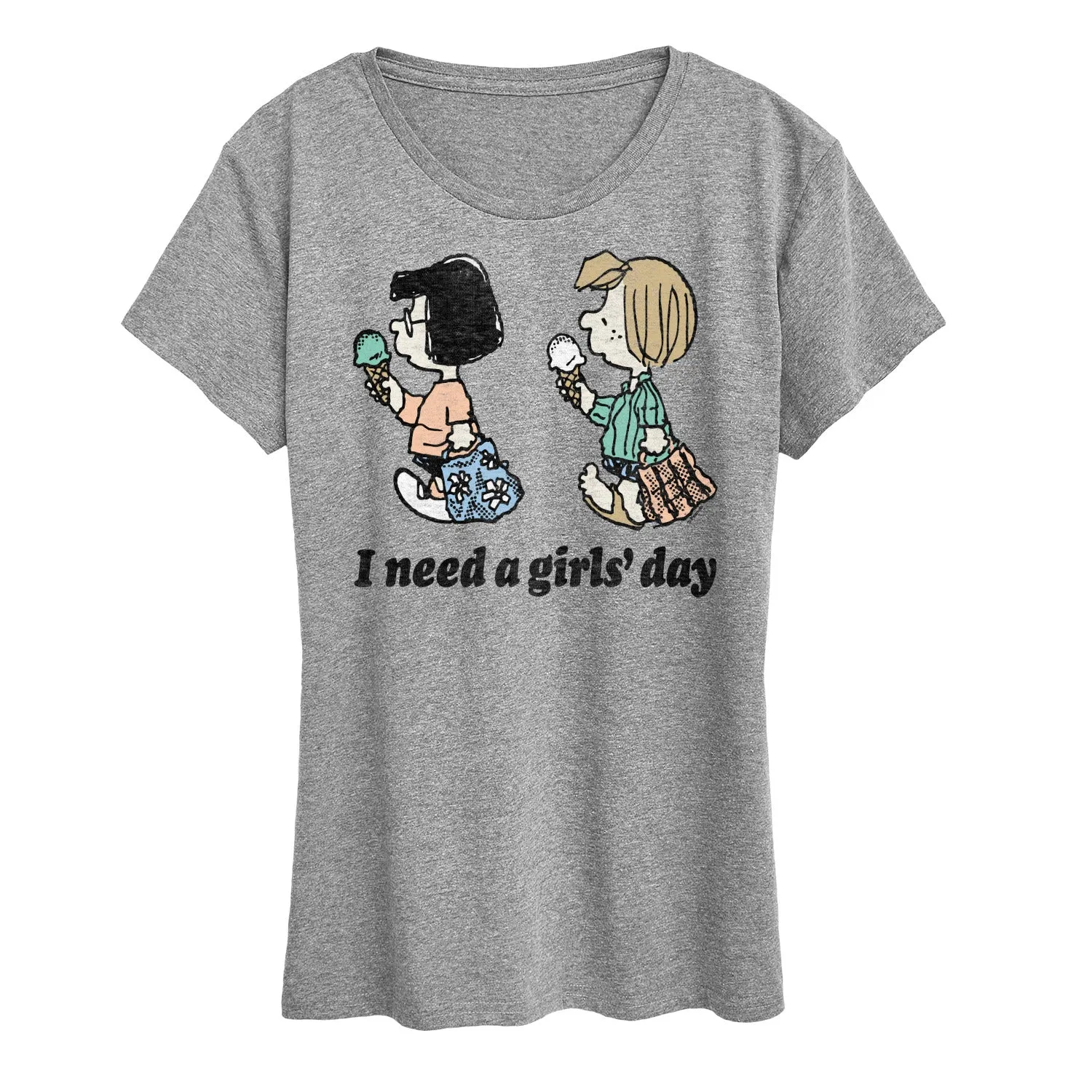Peanuts - Need Girls Day - Women's Short Sleeve Graphic T-Shirt sold by Zulily product image thumbnail 2