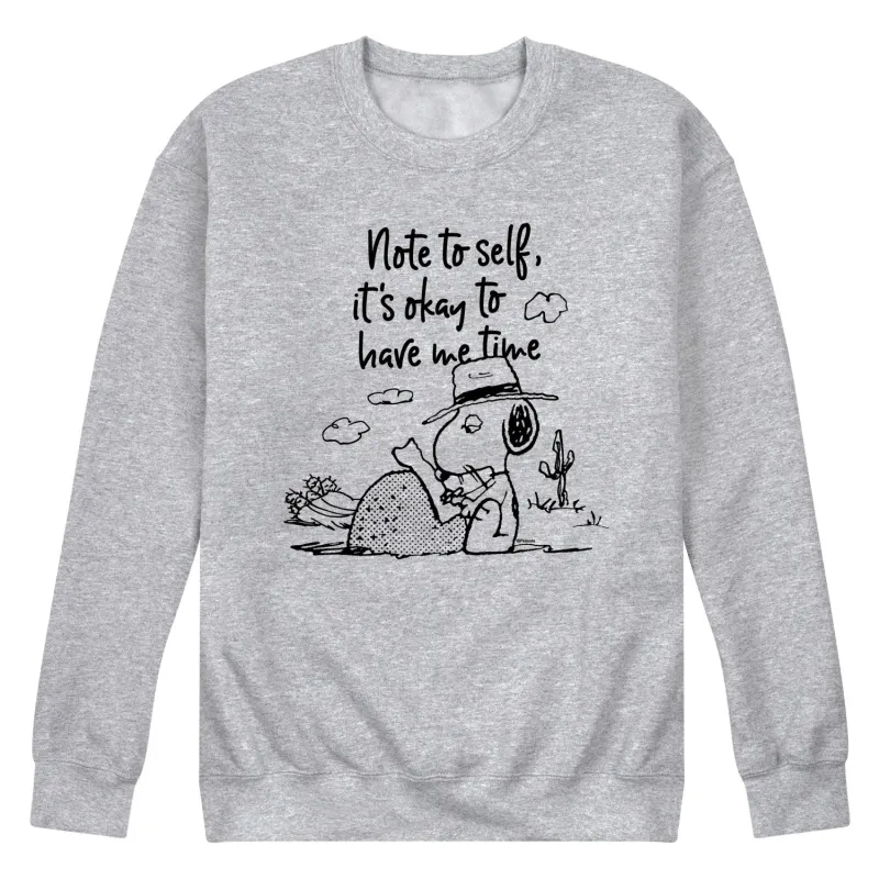 Peanuts - Spike Note - Men's Crew Fleece Sweatshirt made by Peanuts