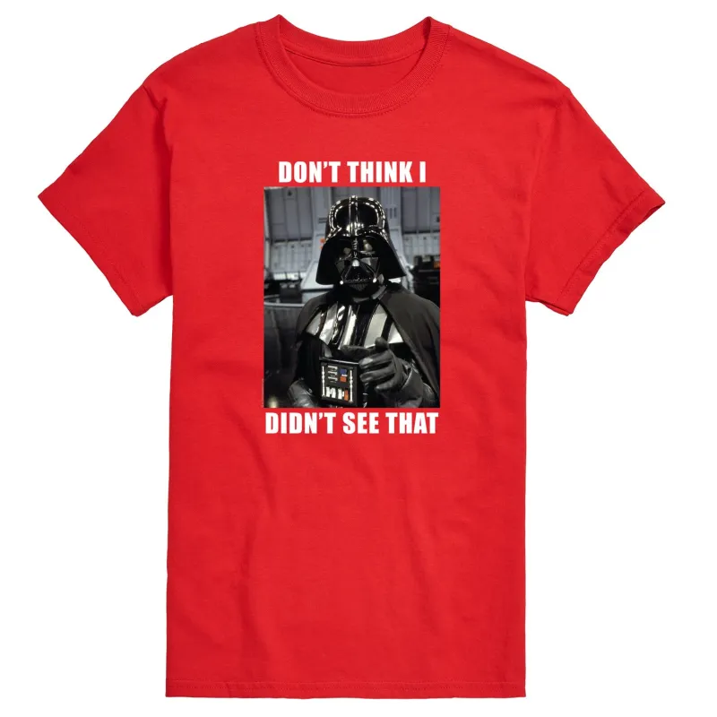 Star Wars - Vader Meme - Men's Short Sleeve Graphic T-Shirt sold by Zulily