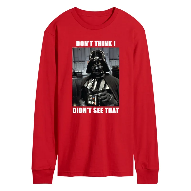 Star Wars - Vader Meme - Men's Long Sleeve Graphic T-Shirt sold by Zulily