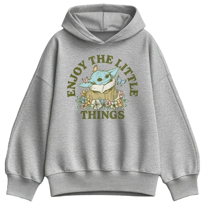 Star Wars - Enjoy the Little Things - Women's Oversized Fleece Hoodie Sweatshirt made by Star Wars