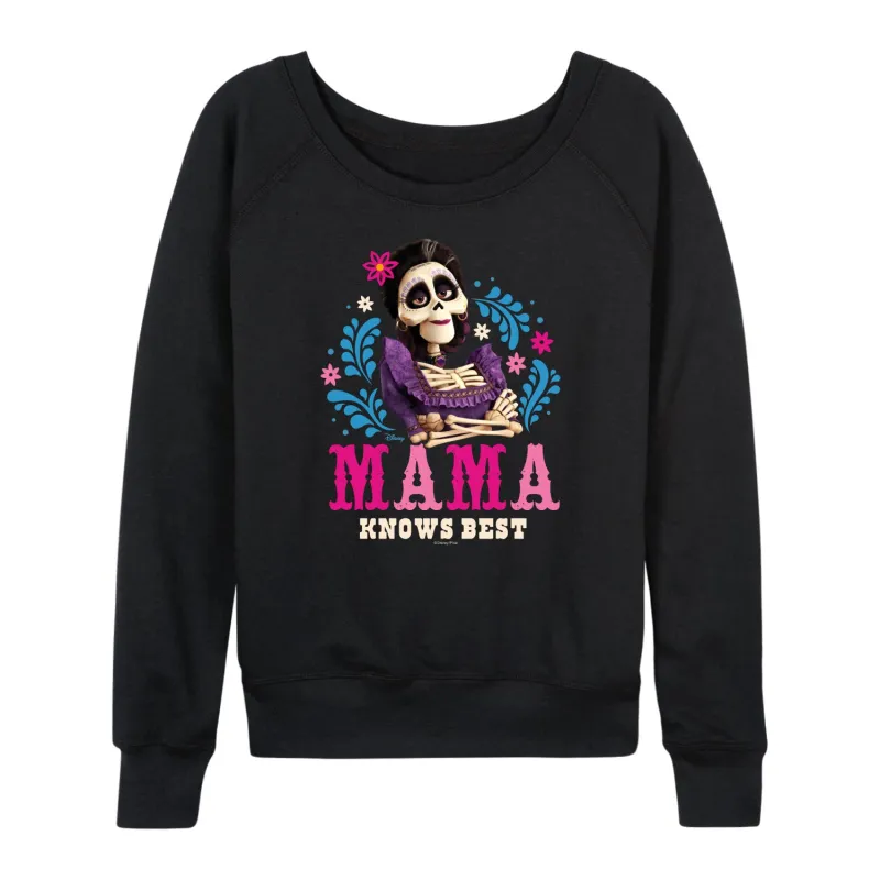 Disney - Imelda Mama Knows Best - Women's Lightweight French Terry Long Sleeve Shirt made by Disney