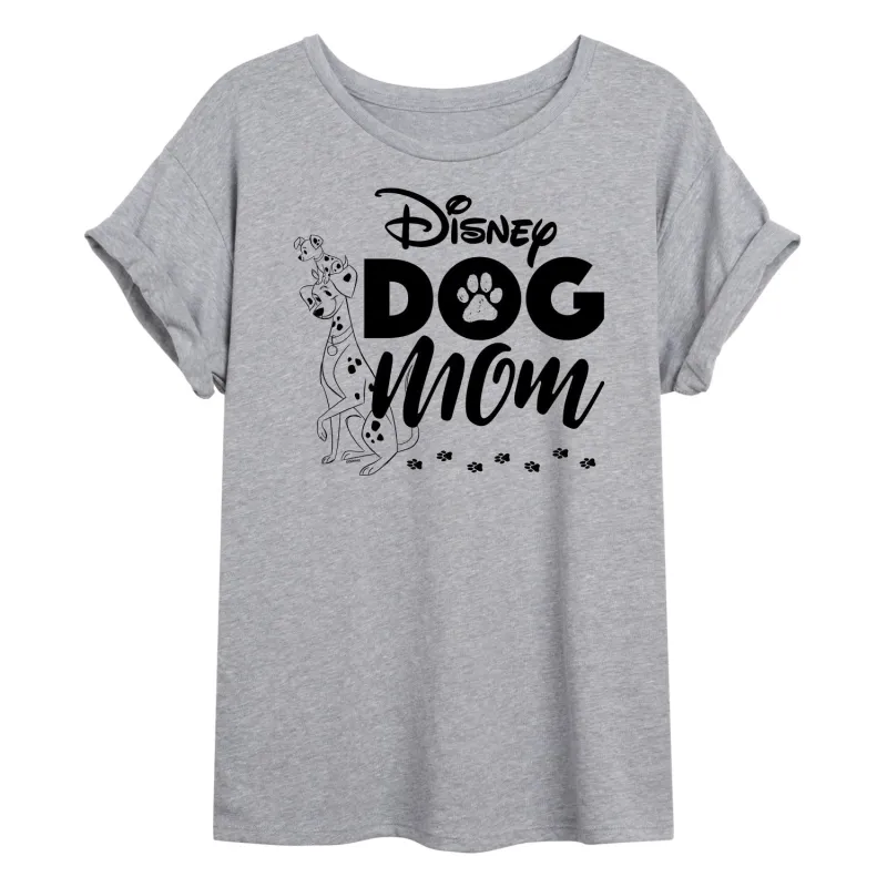 Disney - Dog Mom - Juniors Oversized T-Shirt made by Disney