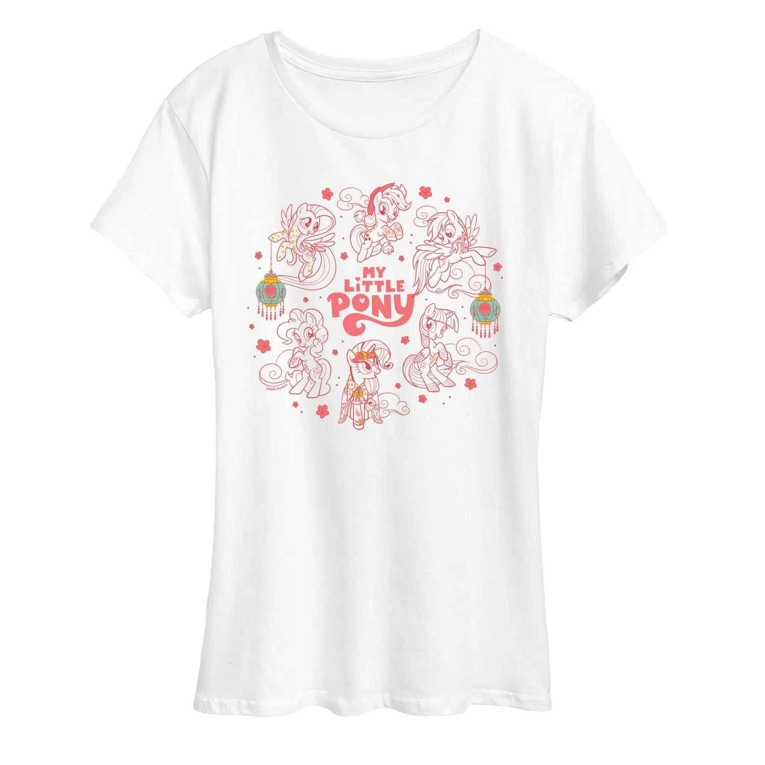 My Little Pony - Lunar New Year Pink Ponies - Women's Short Sleeve Graphic T-Shirt sold by Zulily