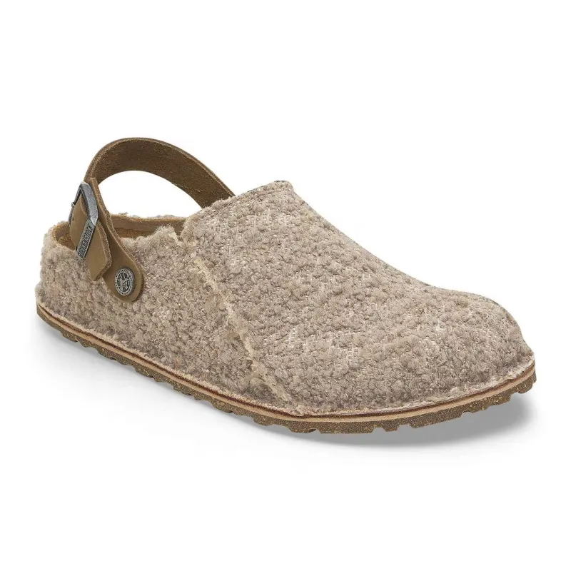 Birkenstock Unisex Lutry Premium TEX Textile Gray Taupe sold by Zulily
