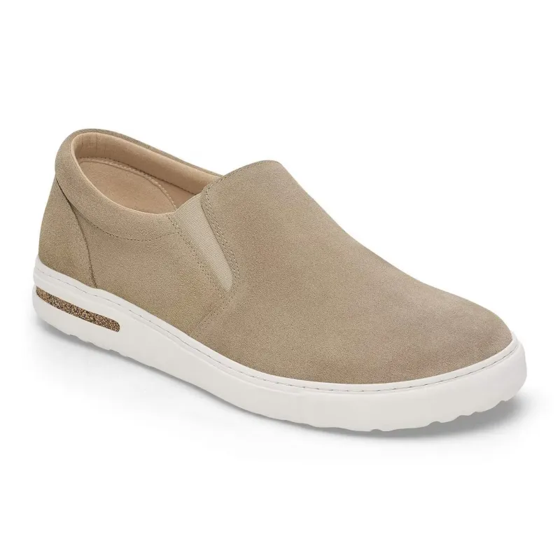 Birkenstock Unisex Oswego Suede Leather Taupe sold by Zulily