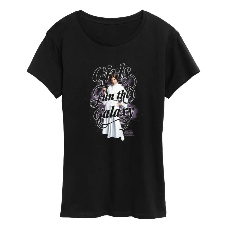 Star Wars - Girls Run The Galaxy - Women's Short Sleeve Classic Fit Tee sold by Zulily