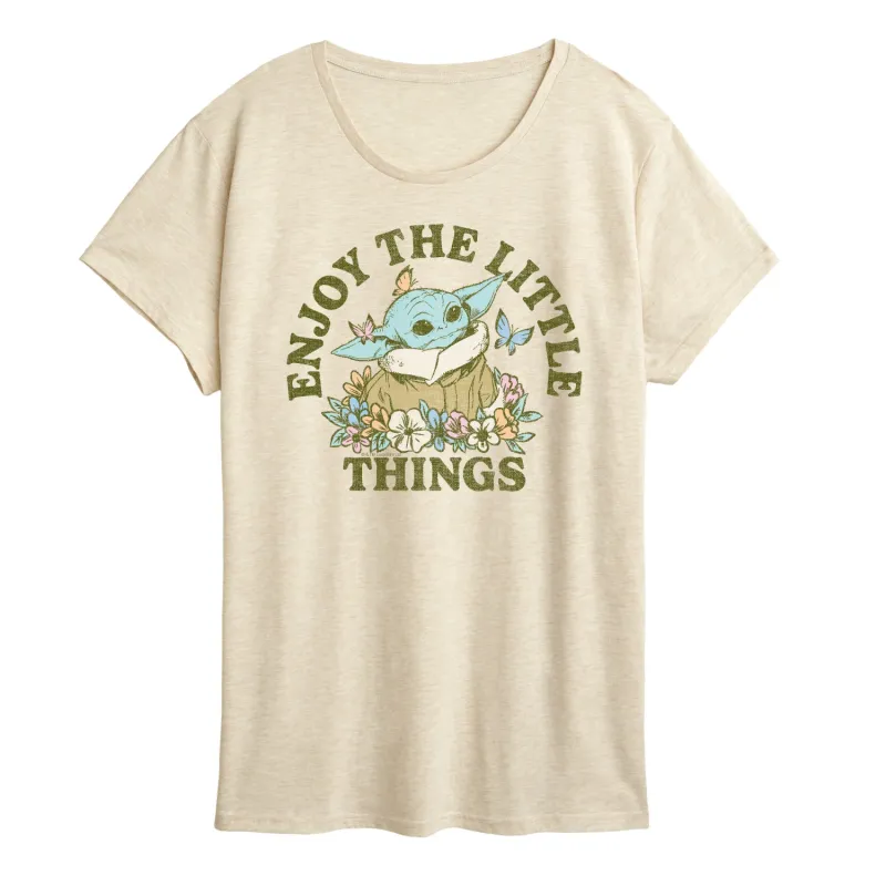 Star Wars - The Mandalorian Enjoy The Little Things - Wo Men's Short Sleeve Graphic T-Shirt made by Star Wars