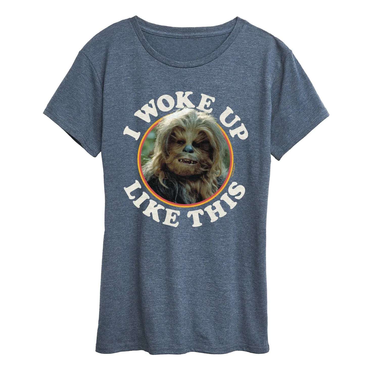 Star Wars - I Woke Up Like This Chewie - Women's Short Sleeve Classic Fit Tee sold by Zulily product image thumbnail 2