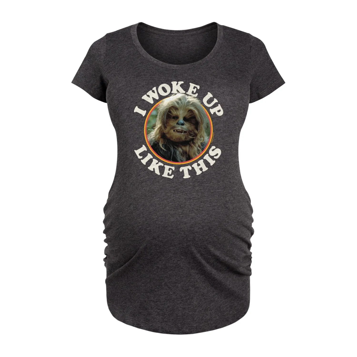 Star Wars - I Woke Up Like This Chewie - Maternity Scoop Neck Tee sold by Zulily product image thumbnail 3