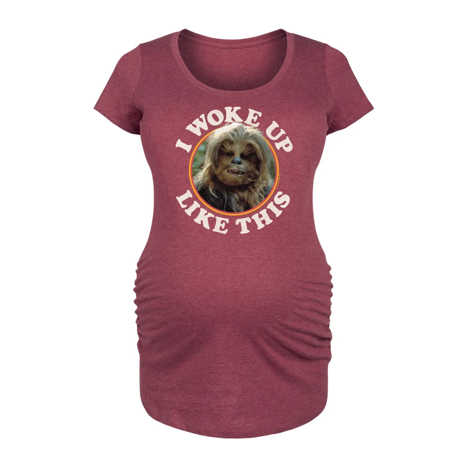 Star Wars - I Woke Up Like This Chewie - Maternity Scoop Neck Tee sold by Zulily product image thumbnail 4