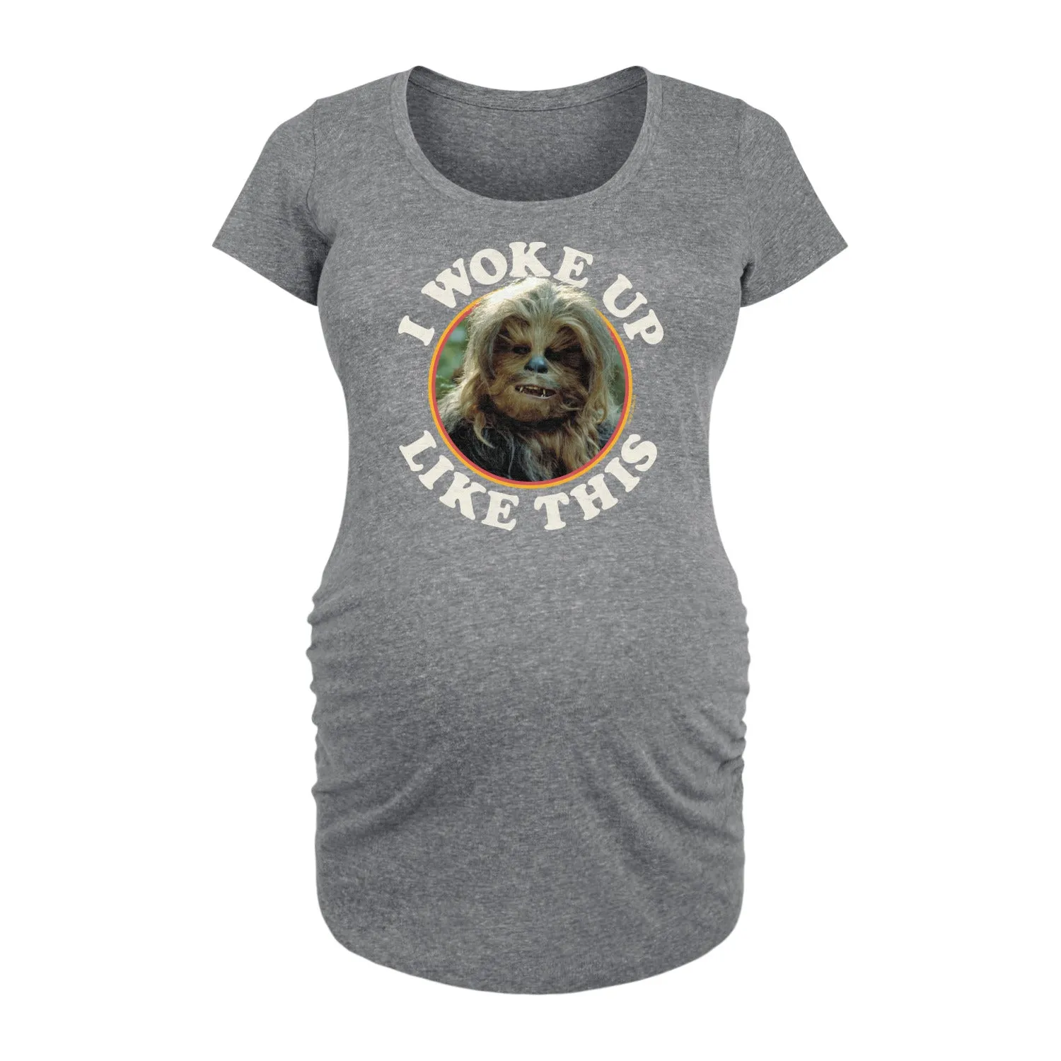 Star Wars - I Woke Up Like This Chewie - Maternity Scoop Neck Tee sold by Zulily
