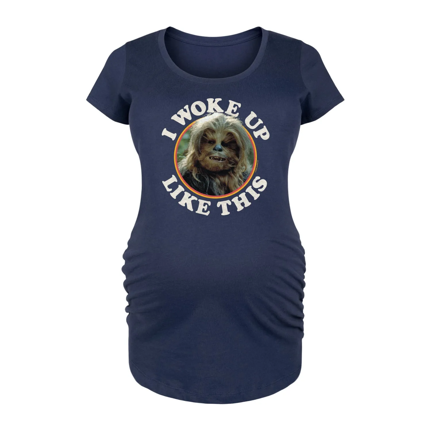Star Wars - I Woke Up Like This Chewie - Maternity Scoop Neck Tee sold by Zulily product image thumbnail 5