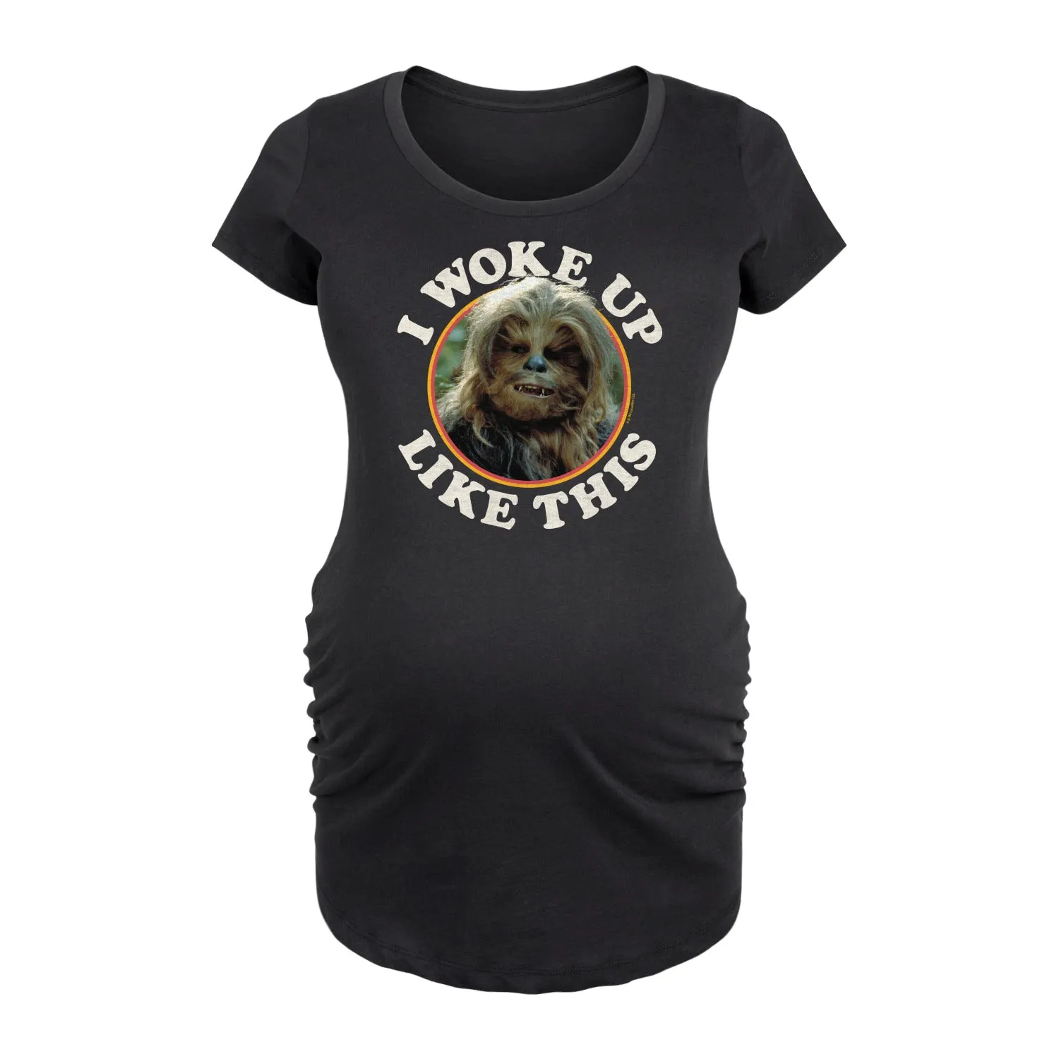 Star Wars - I Woke Up Like This Chewie - Maternity Scoop Neck Tee sold by Zulily product image thumbnail 2