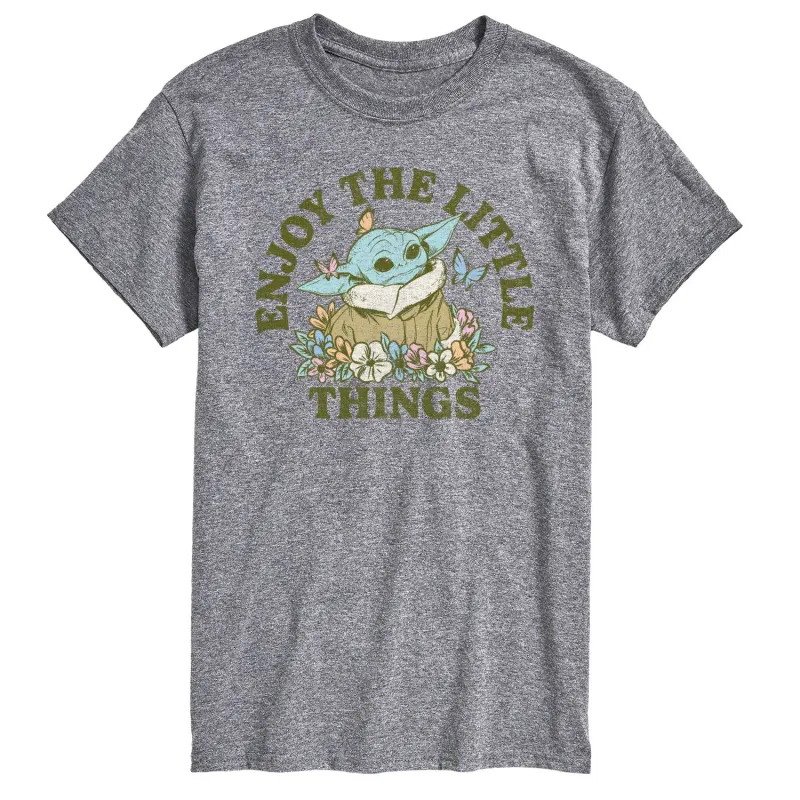 Star Wars - The Mandalorian Enjoy The Little Things - Men's Short Sleeve Graphic T-Shirt made by Star Wars