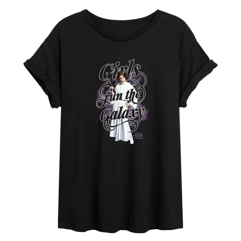 Star Wars - Girls Run The Galaxy - Women's Oversized Tee sold by Zulily