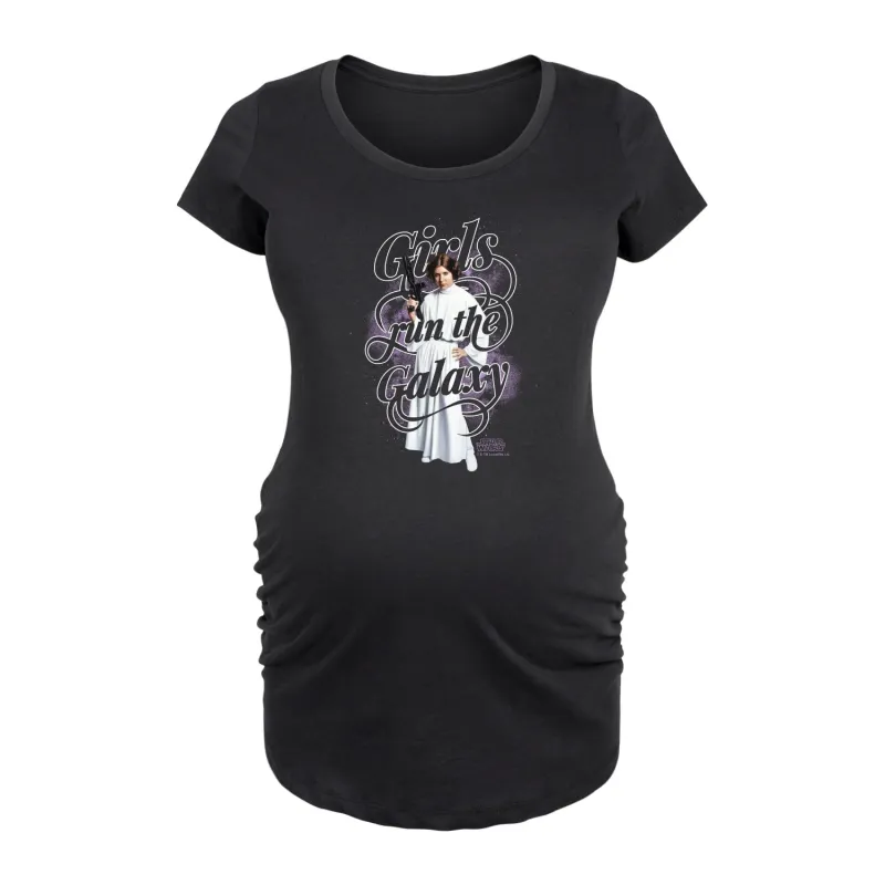 Star Wars - Girls Run The Galaxy - Maternity Scoop Neck Tee made by Star Wars