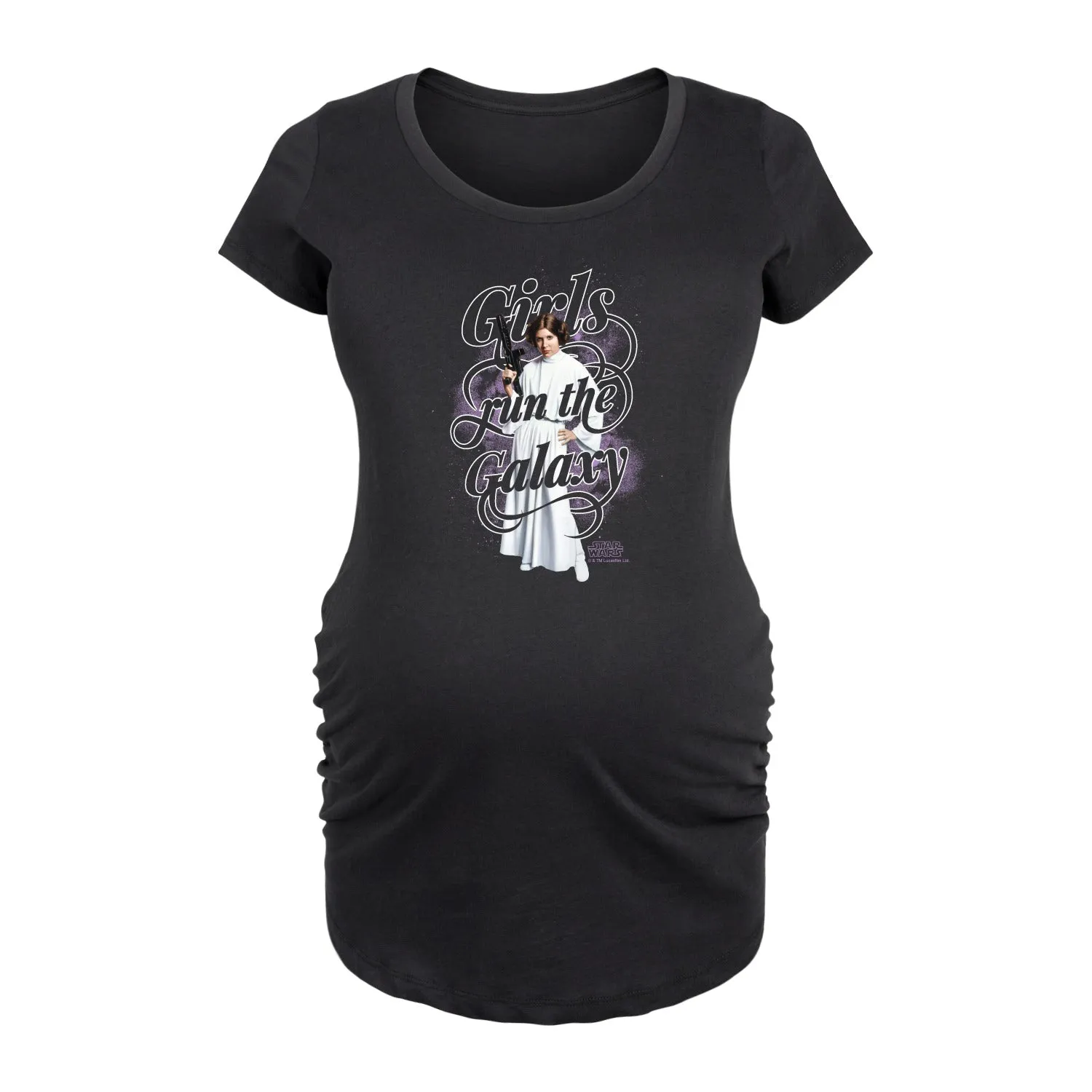 Star Wars - Girls Run The Galaxy - Maternity Scoop Neck Tee sold by Zulily