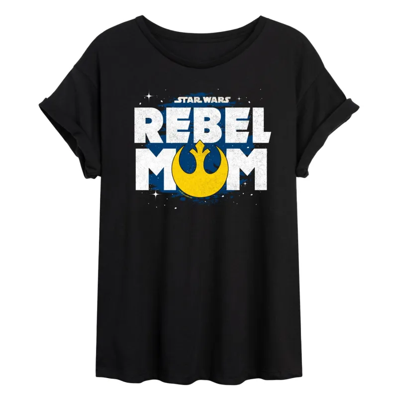 Star Wars - Rebel Mom - Women's Oversized Tee made by Star Wars