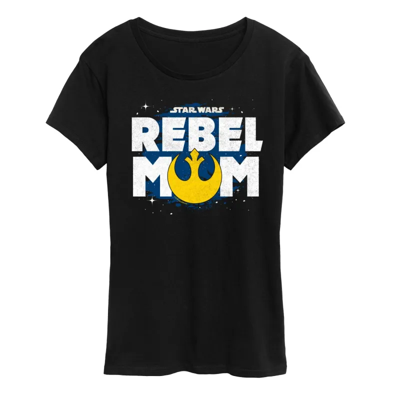 Star Wars - Rebel Mom - Women's Short Sleeve Classic Fit Tee sold by Zulily
