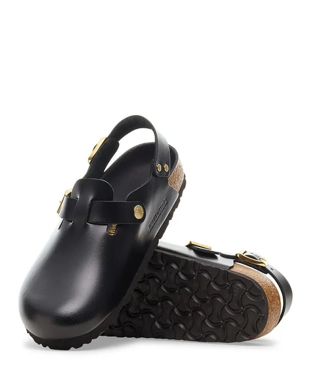 Birkenstock Unisex Tokio ll Natural Leather Black Amalfi Leather sold by Zulily