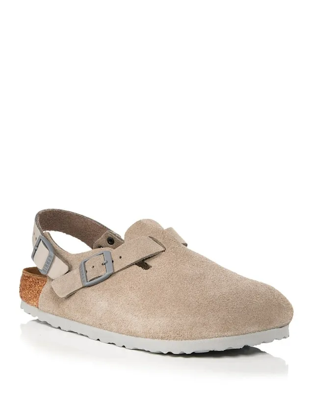 Birkenstock Unisex Tokio Suede Suede Leather Stone Coin sold by Zulily