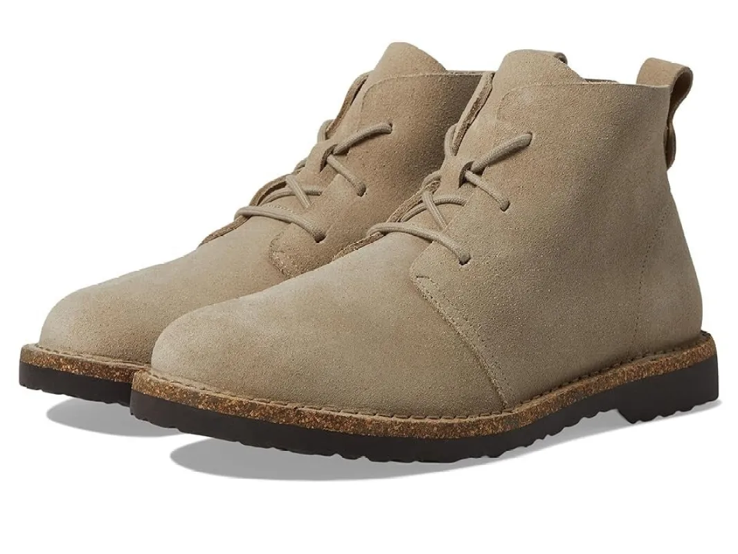 Birkenstock Unisex Uppsala Chukka Suede Leather Taupe made by Birkenstock
