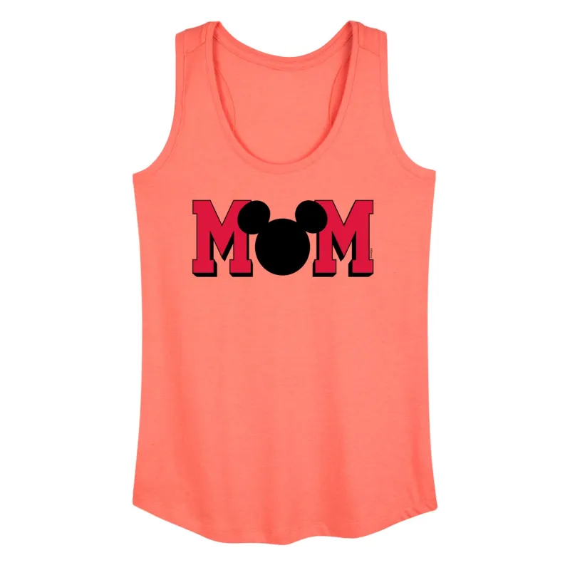 Mickey & Friends - Mom Mouse Silhouette - Women's Racerback Tank Top sold by Zulily