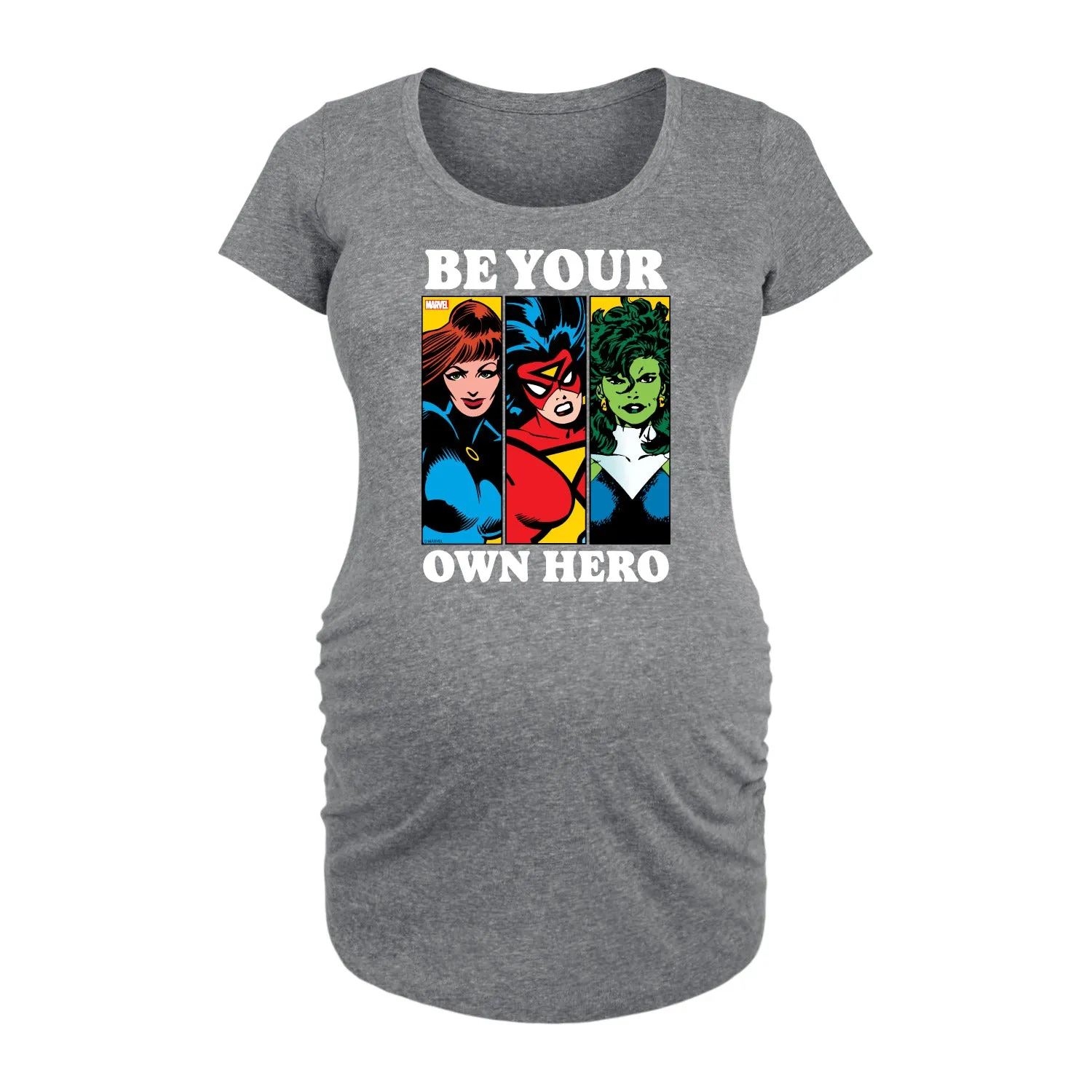 Marvel - Be Your Own Hero - Maternity Scoop Neck Graphic T-Shirt sold by Zulily product image thumbnail 3