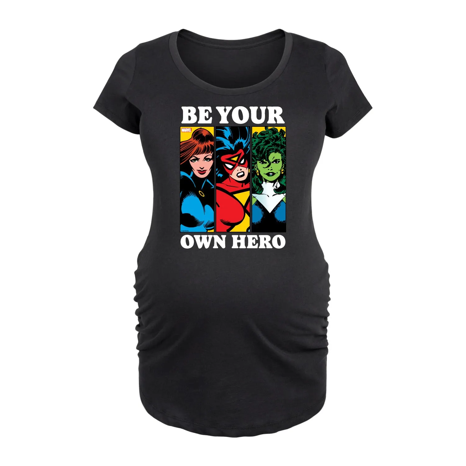 Marvel - Be Your Own Hero - Maternity Scoop Neck Graphic T-Shirt sold by Zulily