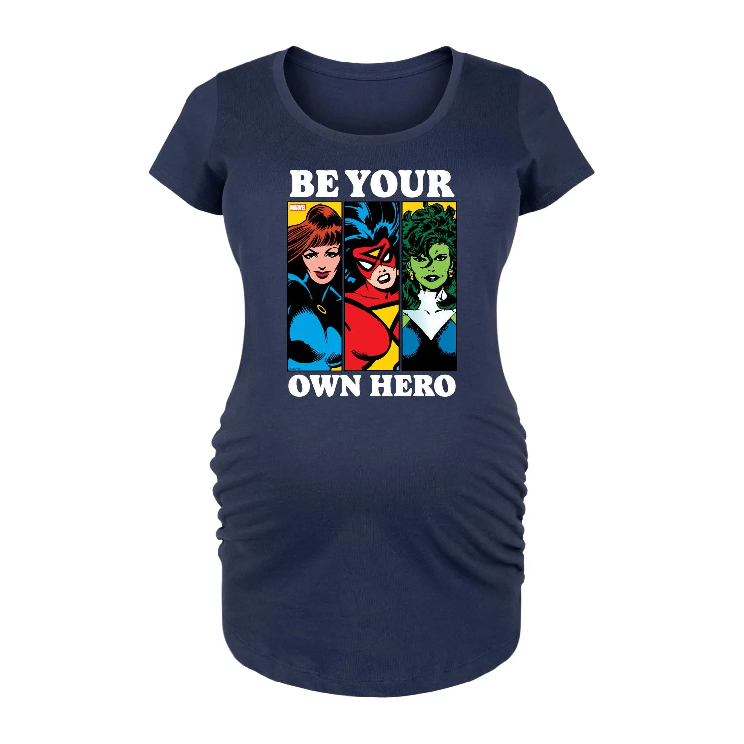 Marvel - Be Your Own Hero - Maternity Scoop Neck Graphic T-Shirt sold by Zulily product image thumbnail 5