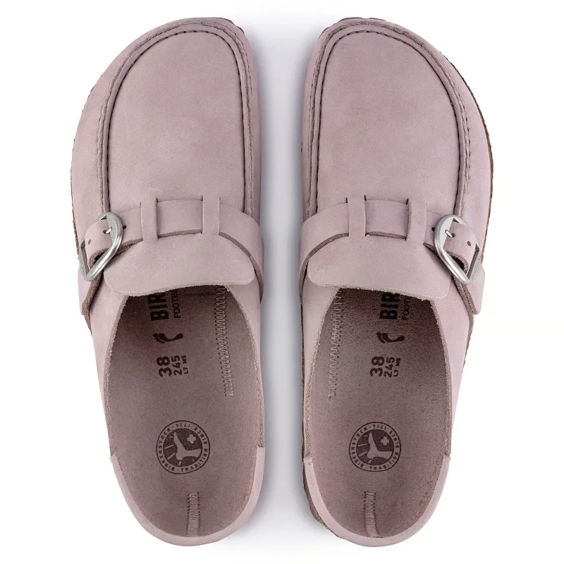 Birkenstock Unisex Buckley Nubuk Leather Yomo Lilac sold by Zulily